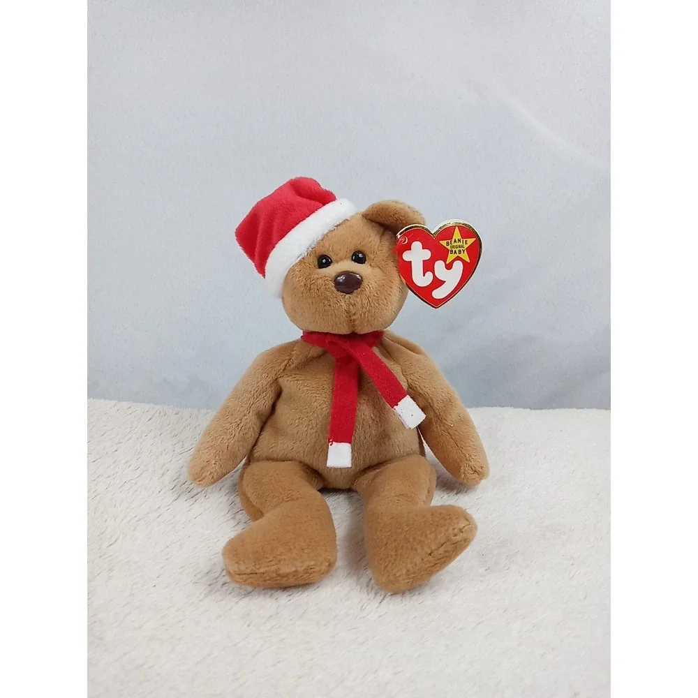 VTG Ty Beanie Baby Holiday Teddy Bear 1997 Christmas Bean‎ Bag Plush Animal
